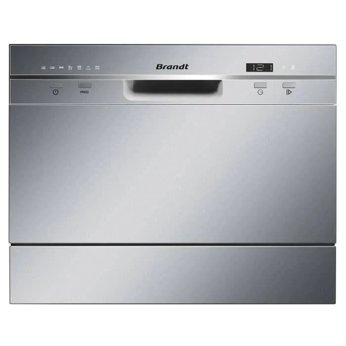Brandt DFC6519S – lave-vaisselle pose libre 55 cm, 6 couverts